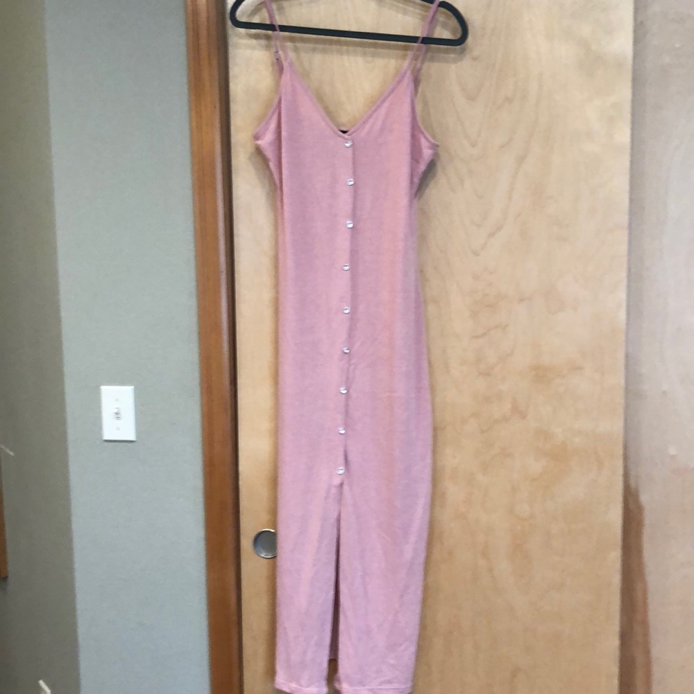 NWT mauve button up dress